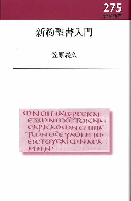 新約聖書入門（新教新書275）